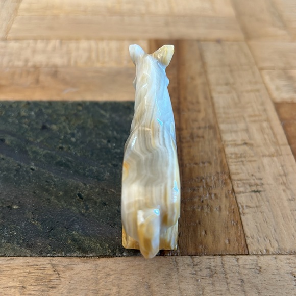 Onyx Carved Donkey - Picture 3 of 6